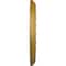 Ekena Millwork Medea Ceiling Medallion (Fits Canopies up to 5 1/2"), Hnd-Painted Pharaohs Gold, 16 1/2"OD x 1 1/2"P CM16MDPGS - alternate 2